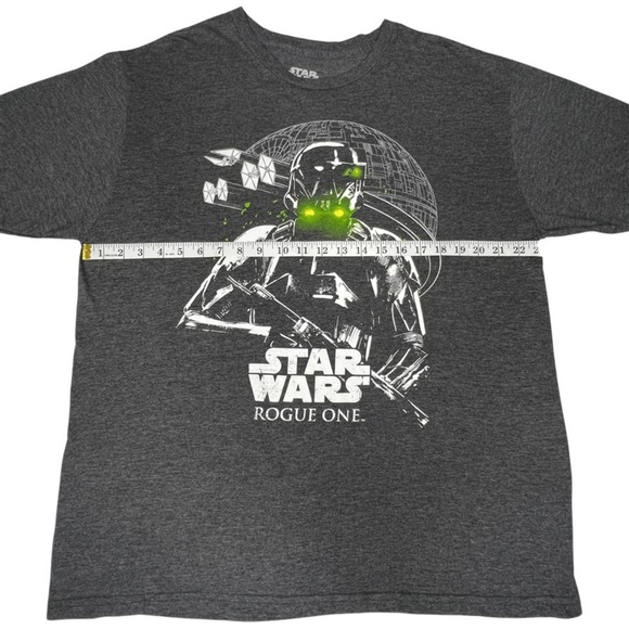 Star Wars Rogue One Tee Charcoal Gray XL EUC Death Trooper - Picture 8 of 11